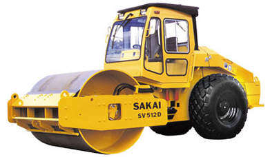 Каток - Sakai SV 512D (грунтовый, 10.5 тонн)